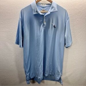 Peter Millar Summer Comfort Performance Polo Shirt Mens L Embroidered 2761